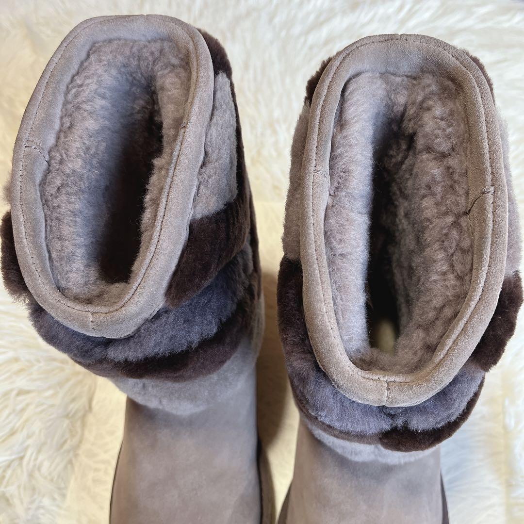 UGG アグ ムートンブーツ 24.0 シープスキン 防寒 耐寒