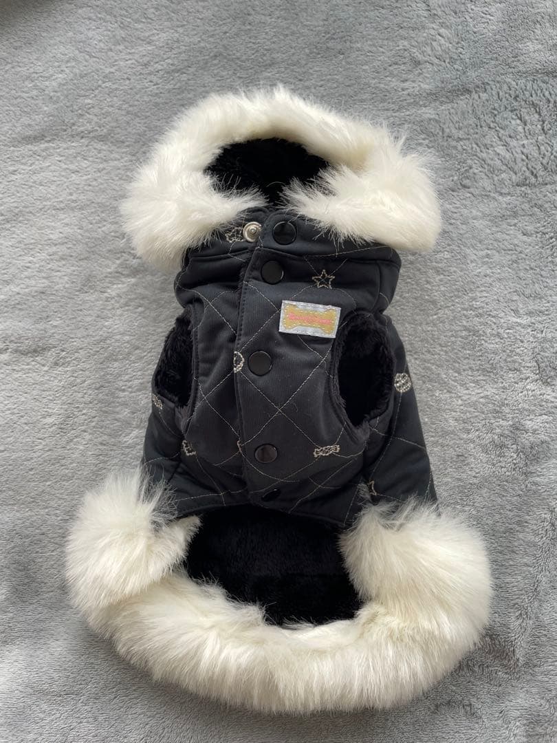 新品　ブルブブ　中綿キルティングコート フード付　Bulbu-Bu SSS 美品