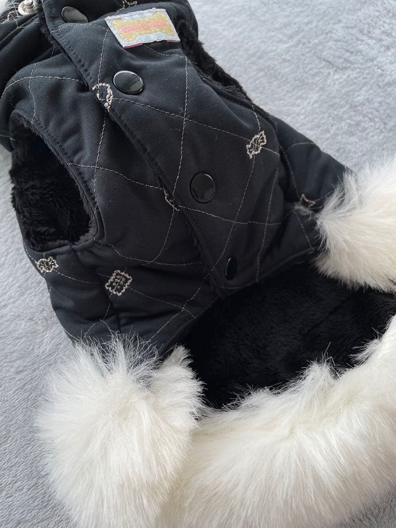 新品　ブルブブ　中綿キルティングコート フード付　Bulbu-Bu SSS 美品