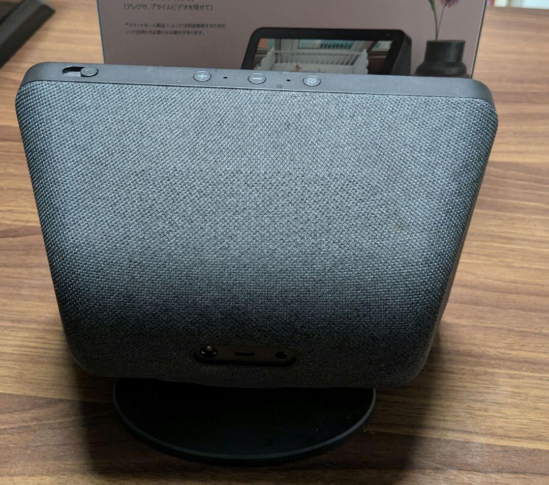 即発送可★美品★Alexa echoshow8 HDスクリーン付き チャコール