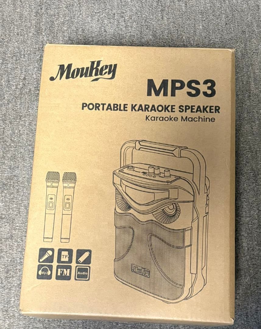 お値下げ可能！　monkeyマイク付きワイヤレススピーカー