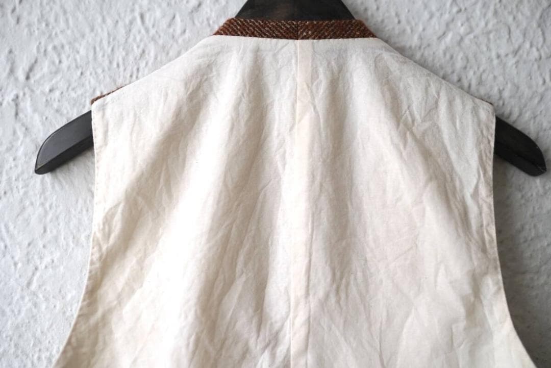 【新品】ザ クルーキットテーラー ベスト 48 オレンジブラウン