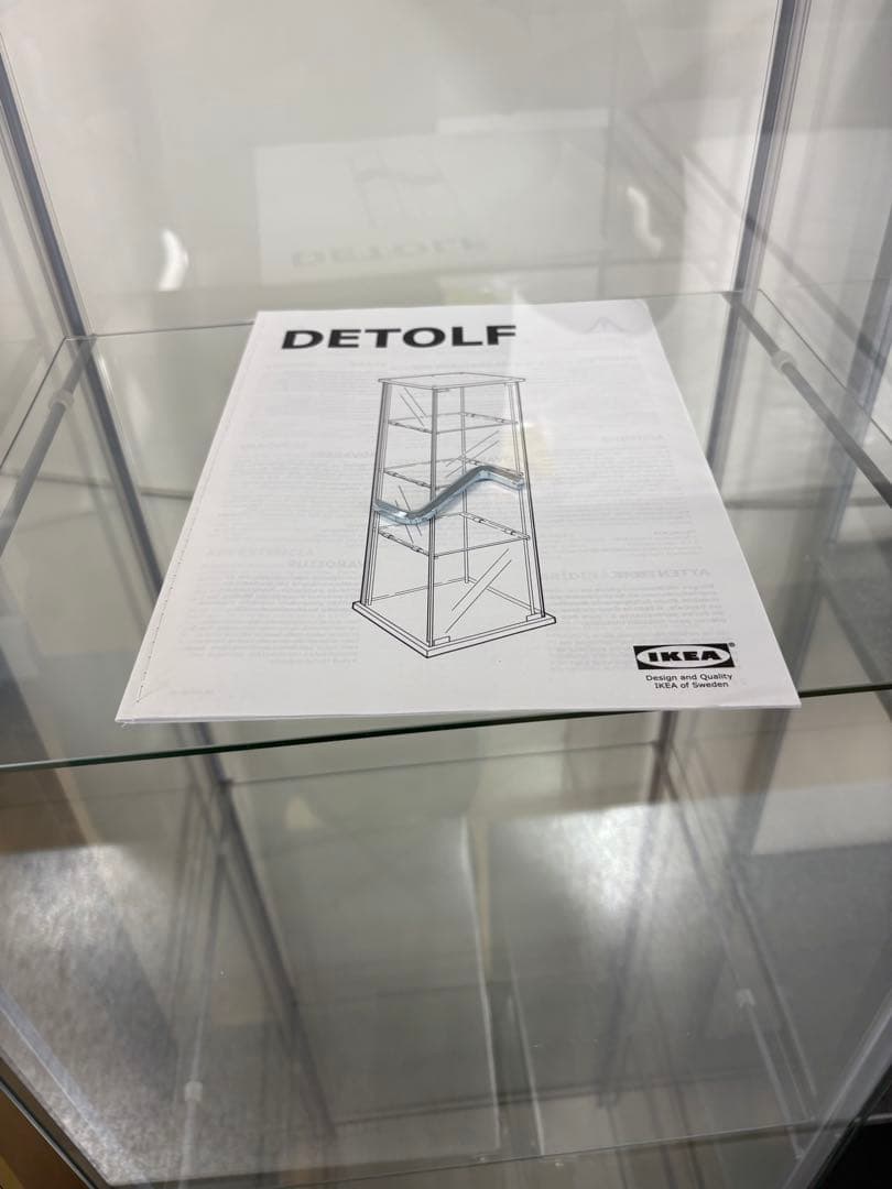 M044　IKEA　コレクションケース　収納ケース　幅425ｍｍ