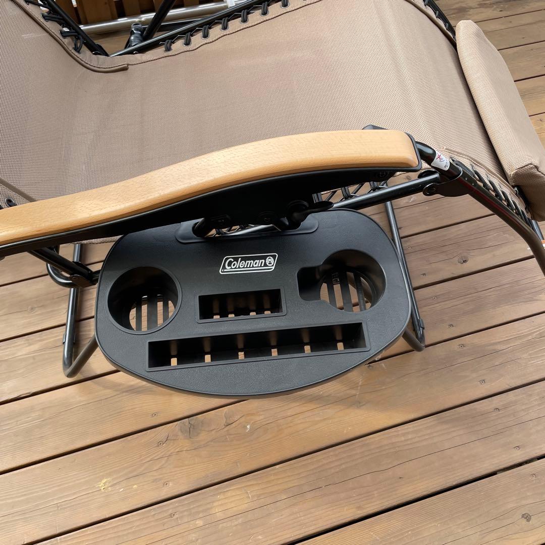 Coleman 日よけ付きリクライニングチェア