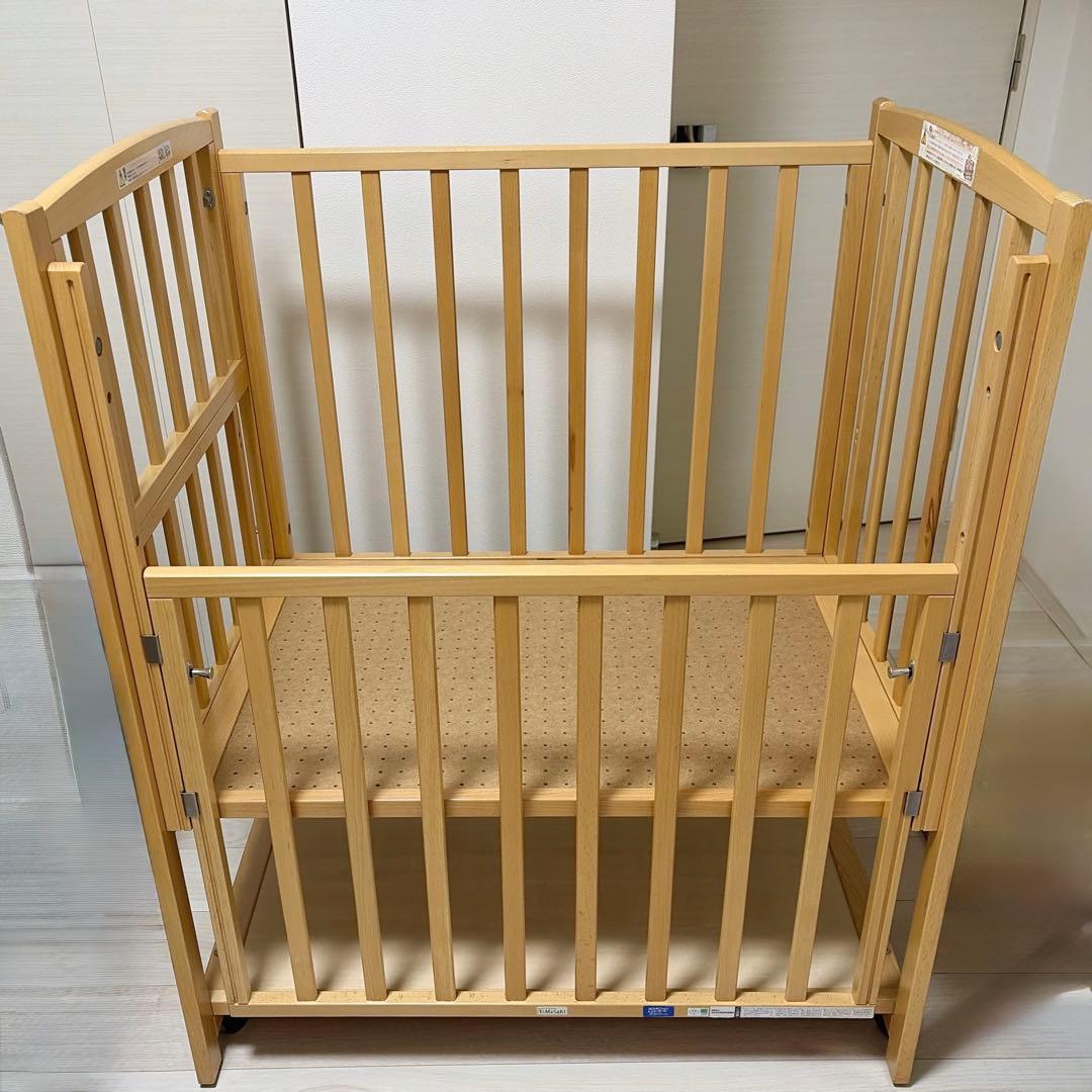 【12/16まで値下げ】ヤマサキ　コンパクトベッド ツーオープン ミニベッド