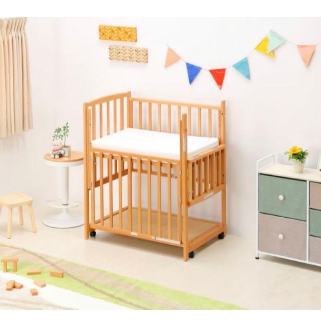 【12/16まで値下げ】ヤマサキ　コンパクトベッド ツーオープン ミニベッド