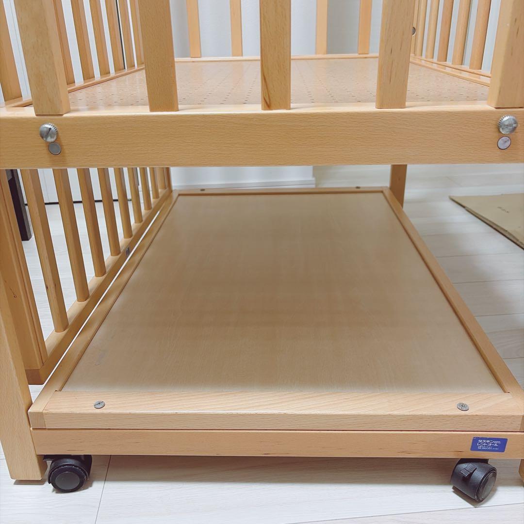 【12/16まで値下げ】ヤマサキ　コンパクトベッド ツーオープン ミニベッド