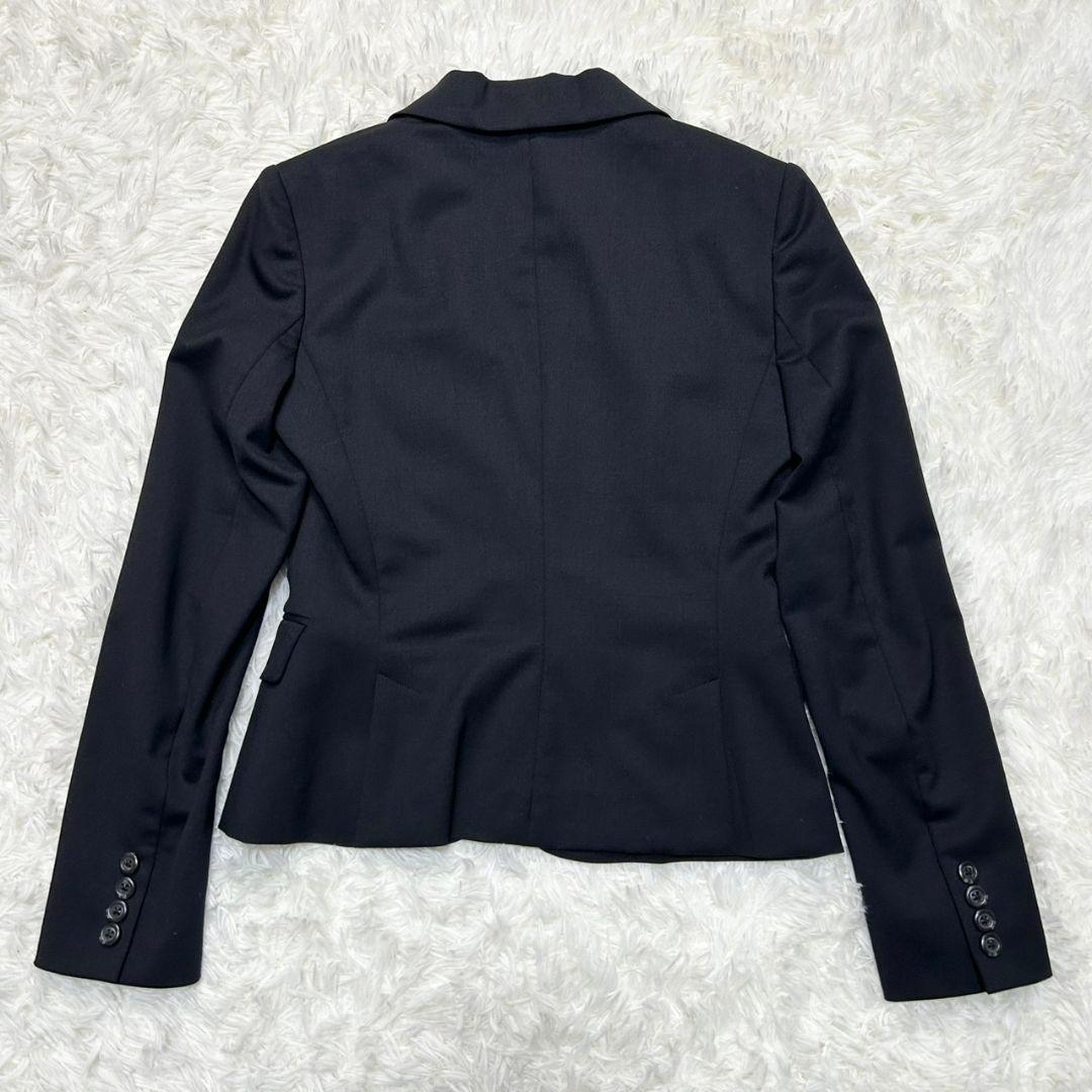 【美品】ラルフローレン スーツ セットアップ フォーマル フレアスカート 黒 S