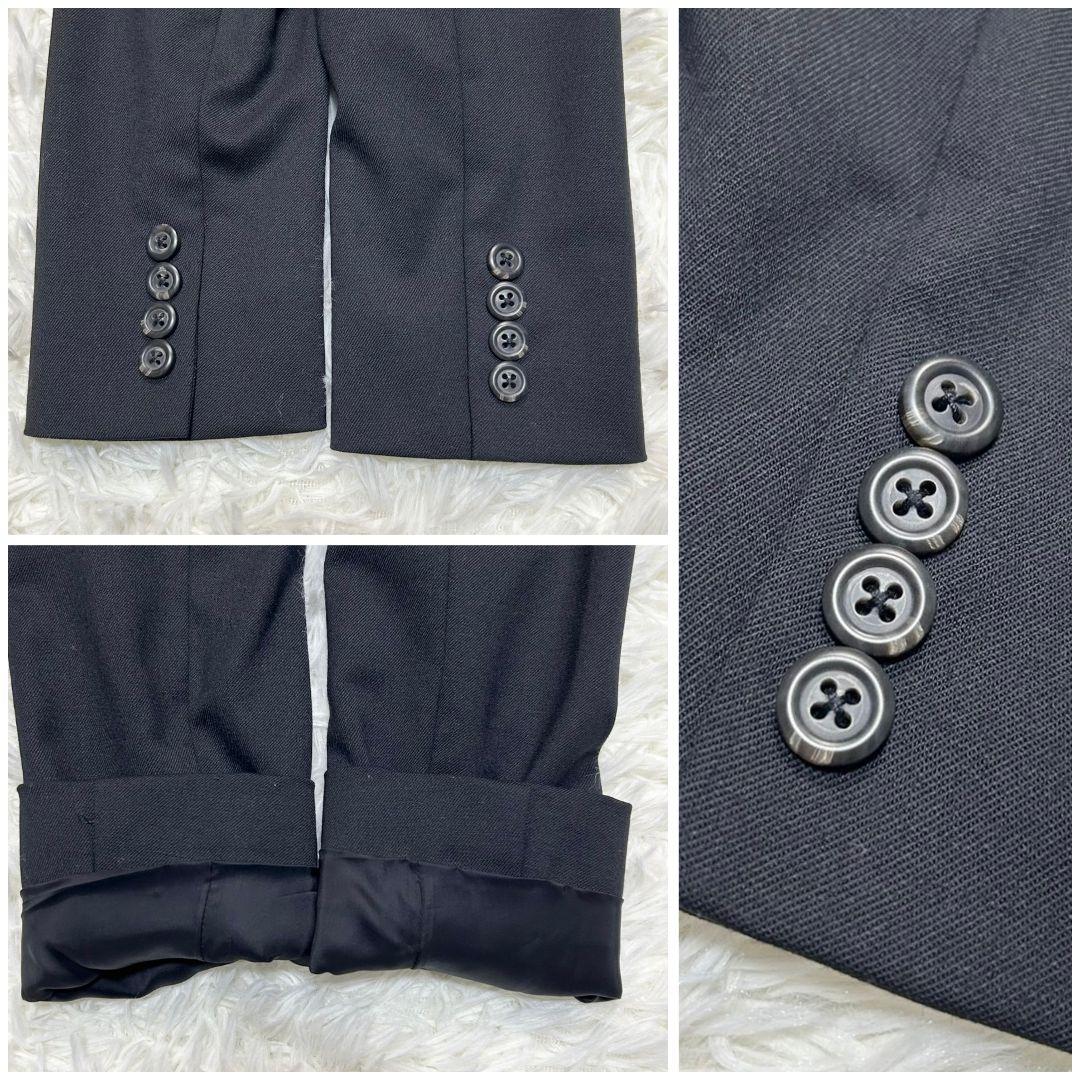 【美品】ラルフローレン スーツ セットアップ フォーマル フレアスカート 黒 S