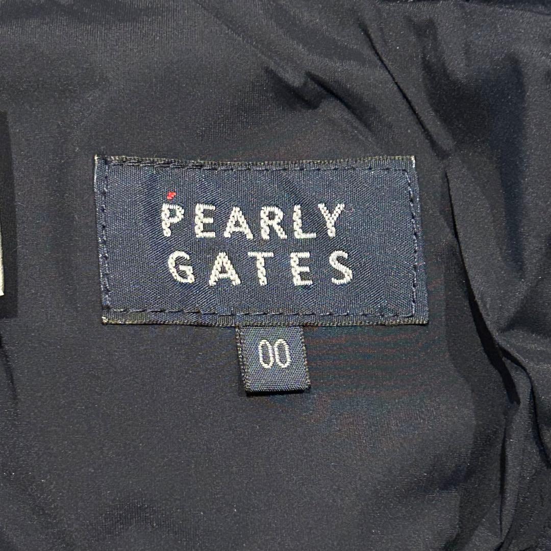 PEARLY GATES 中綿パンツ ネイビー ジップロゴ　小さいサイズ