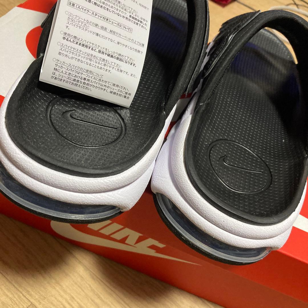 NIKE 27 アップテンポ　27 サンダル　ブラック　メルキャン