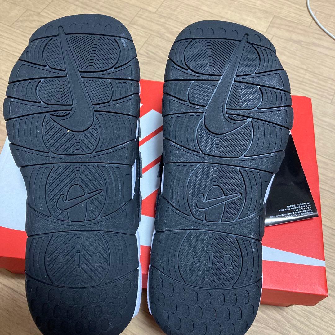 NIKE 27 アップテンポ　27 サンダル　ブラック　メルキャン