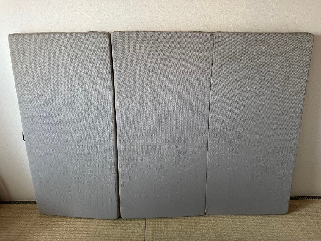 【中古】高反発マットレス エイプマンパッドH3 （ダブル）ミッドグレー