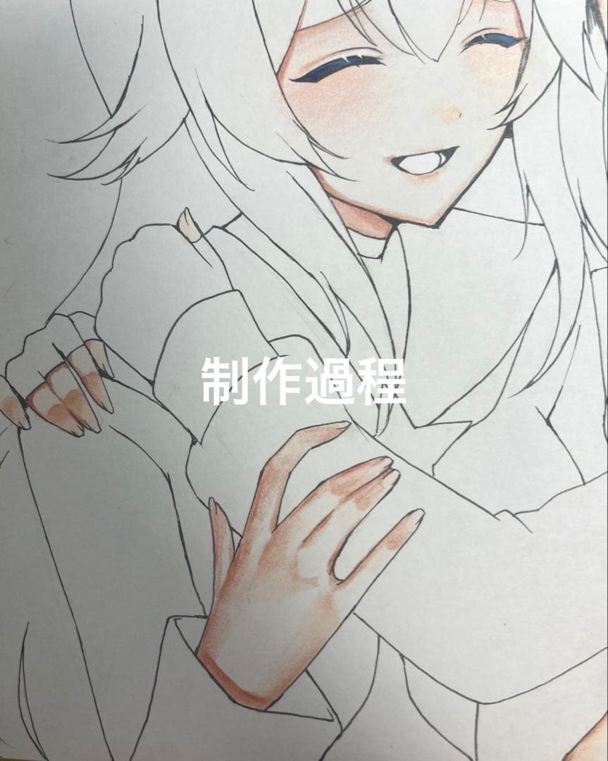 ウマ娘 手描きイラスト オグリキャップ タマモクロス