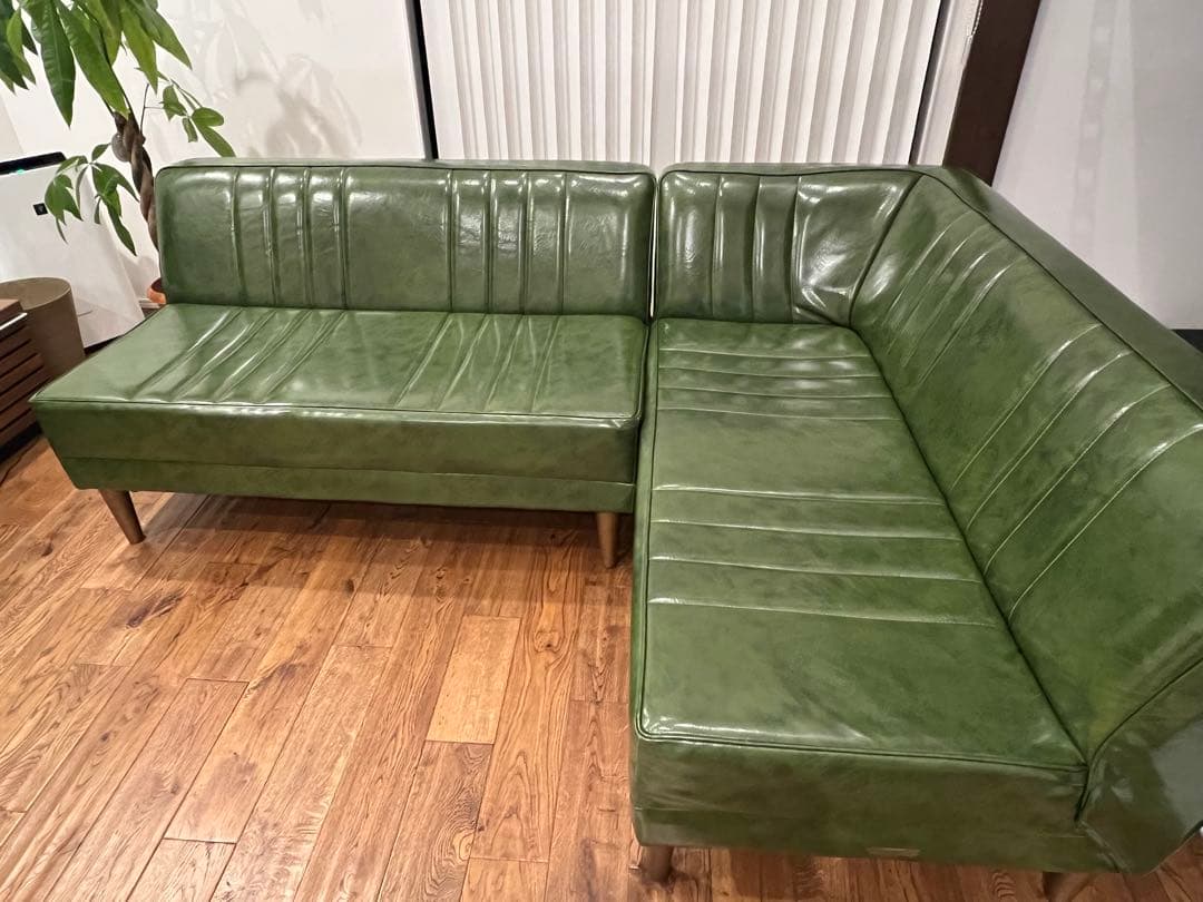 niko and... グリーンソファ クラシックダイナーカウチソファ右肘②