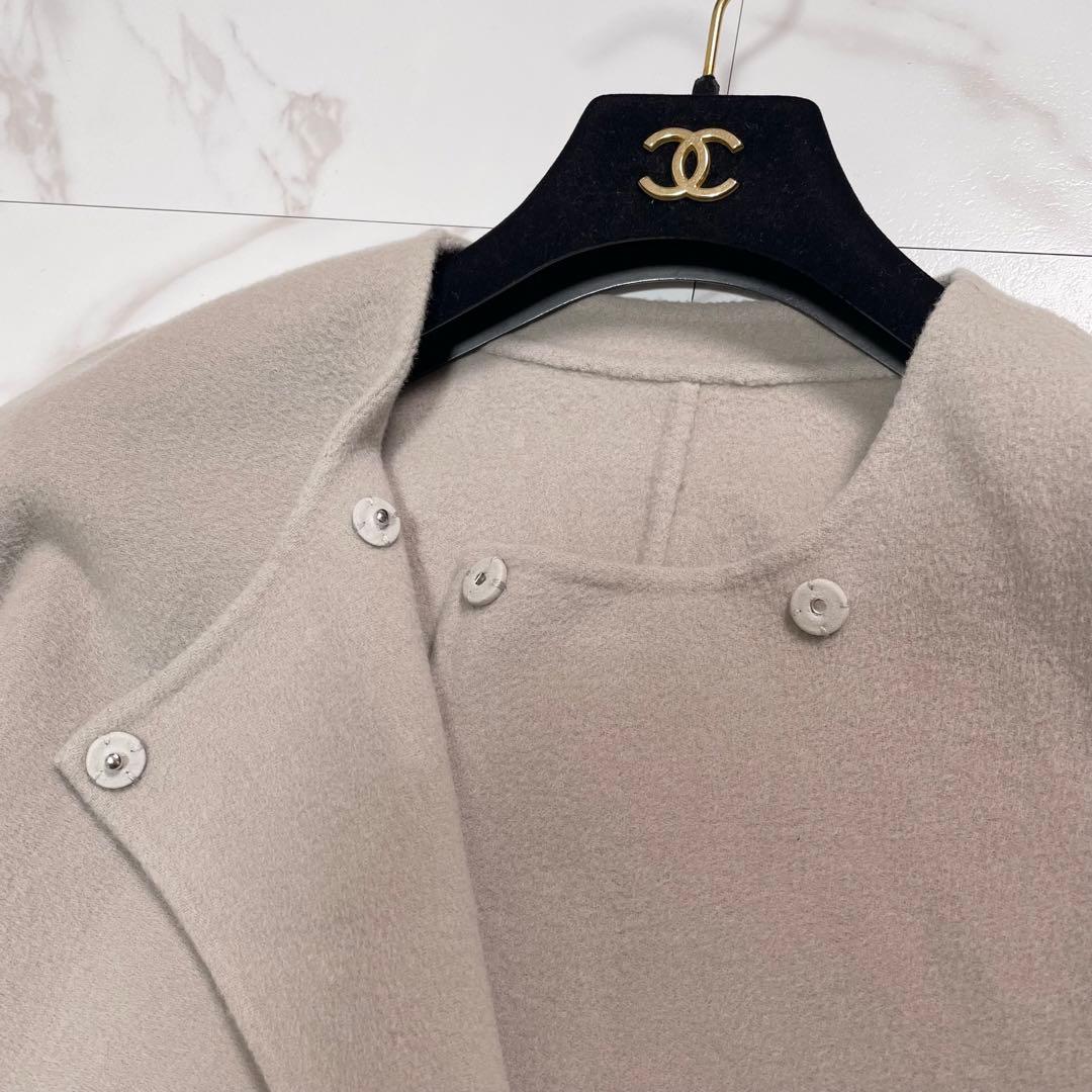 近年✨SLOBE IENA ダブルフェイスウールショートコクーンコート