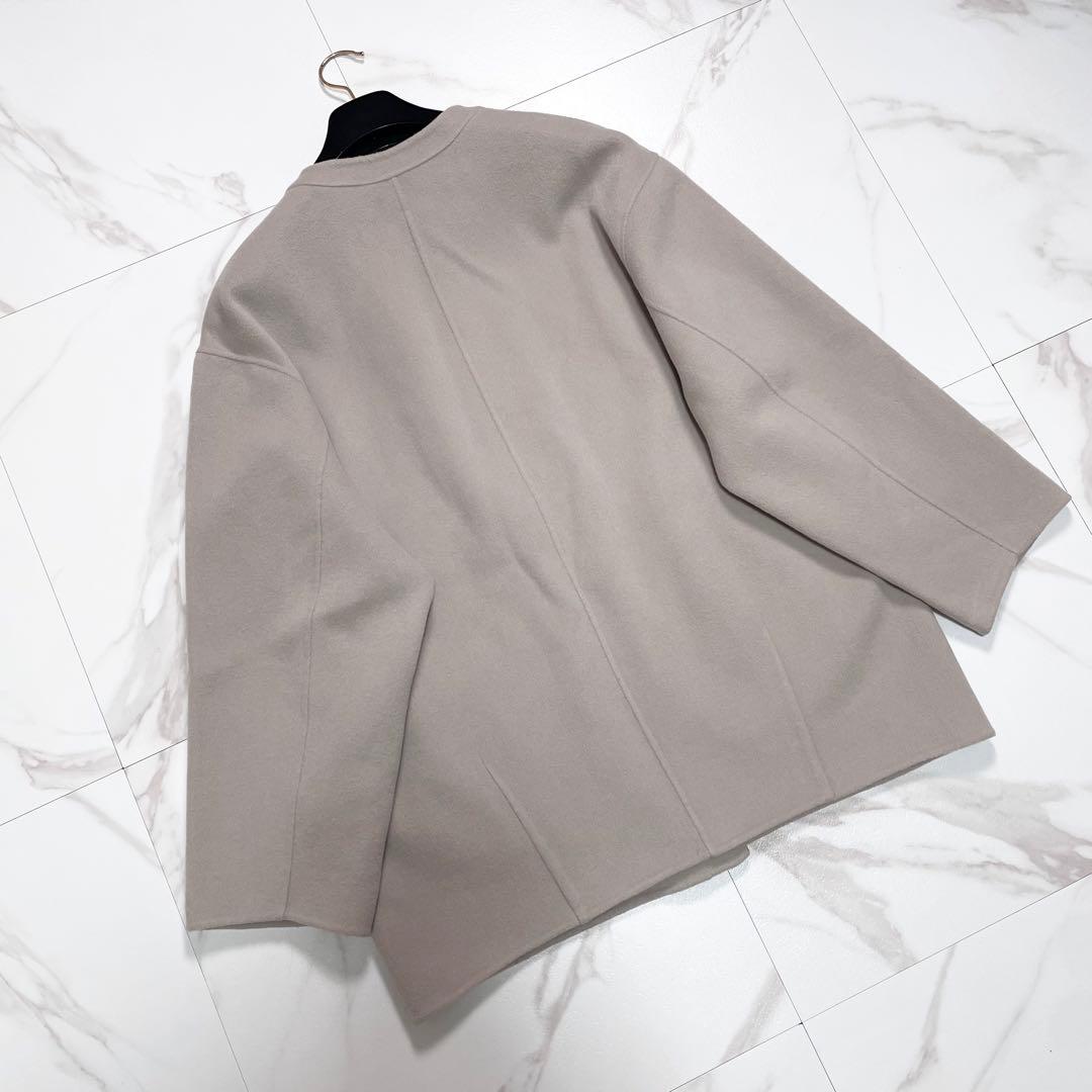 近年✨SLOBE IENA ダブルフェイスウールショートコクーンコート