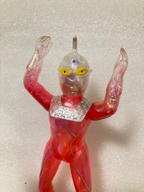 透明ソフビ　ウルトラセブン　ソフビ　ブルマァク