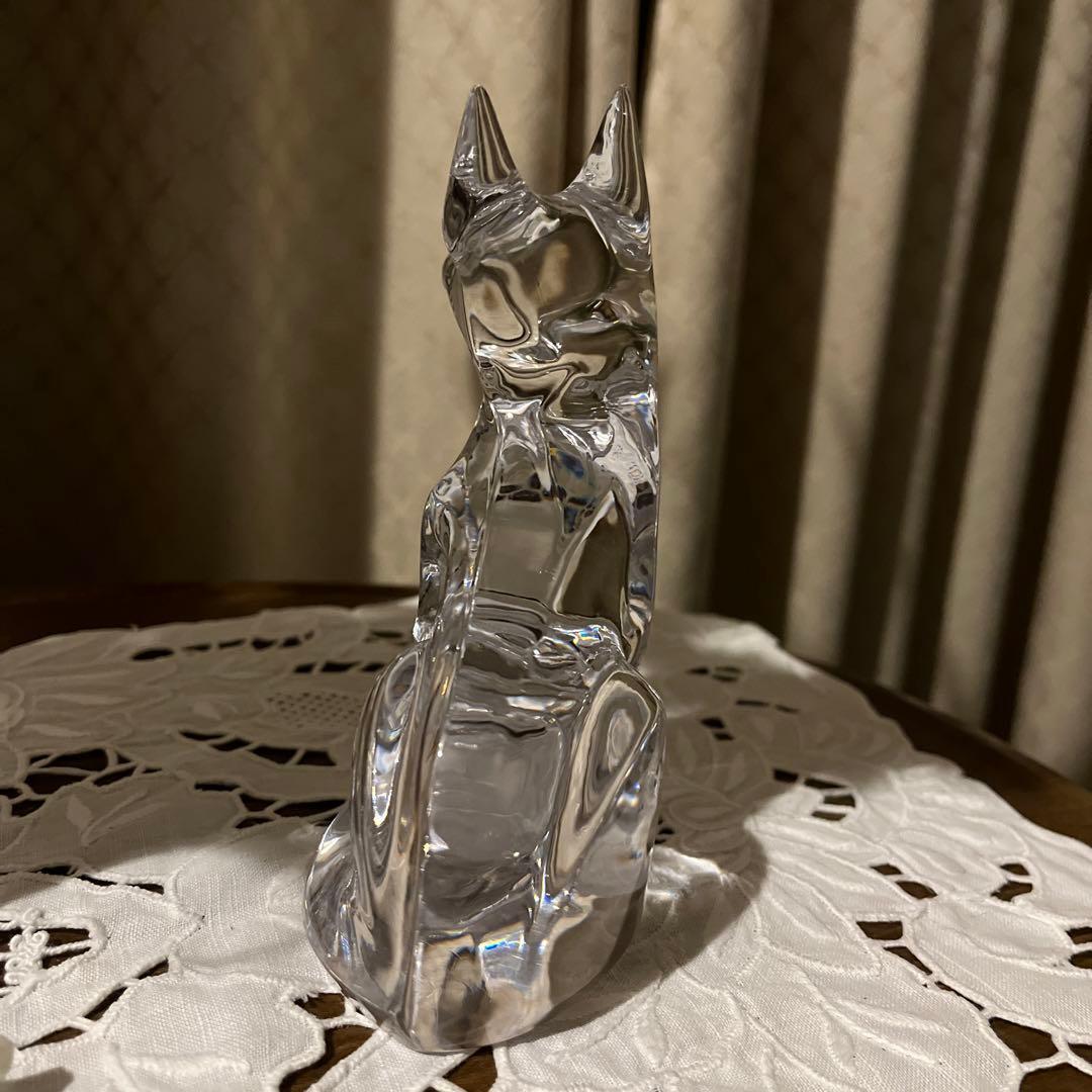 Daum France 犬クリスタル置物