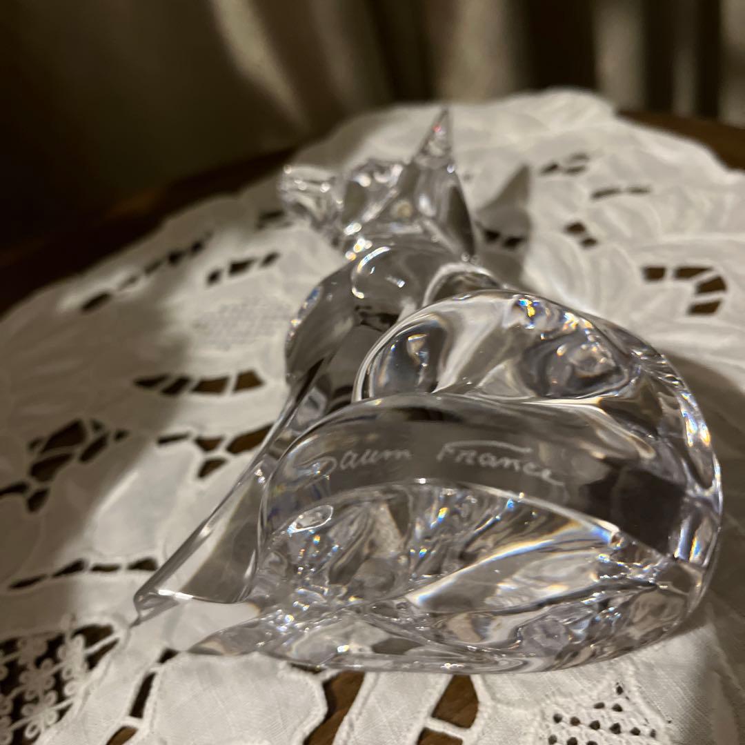 Daum France 犬クリスタル置物