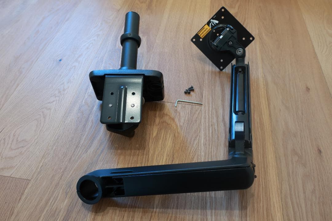 エルゴトロン モニターアーム マットブラック　34インチまで VESA規格対応