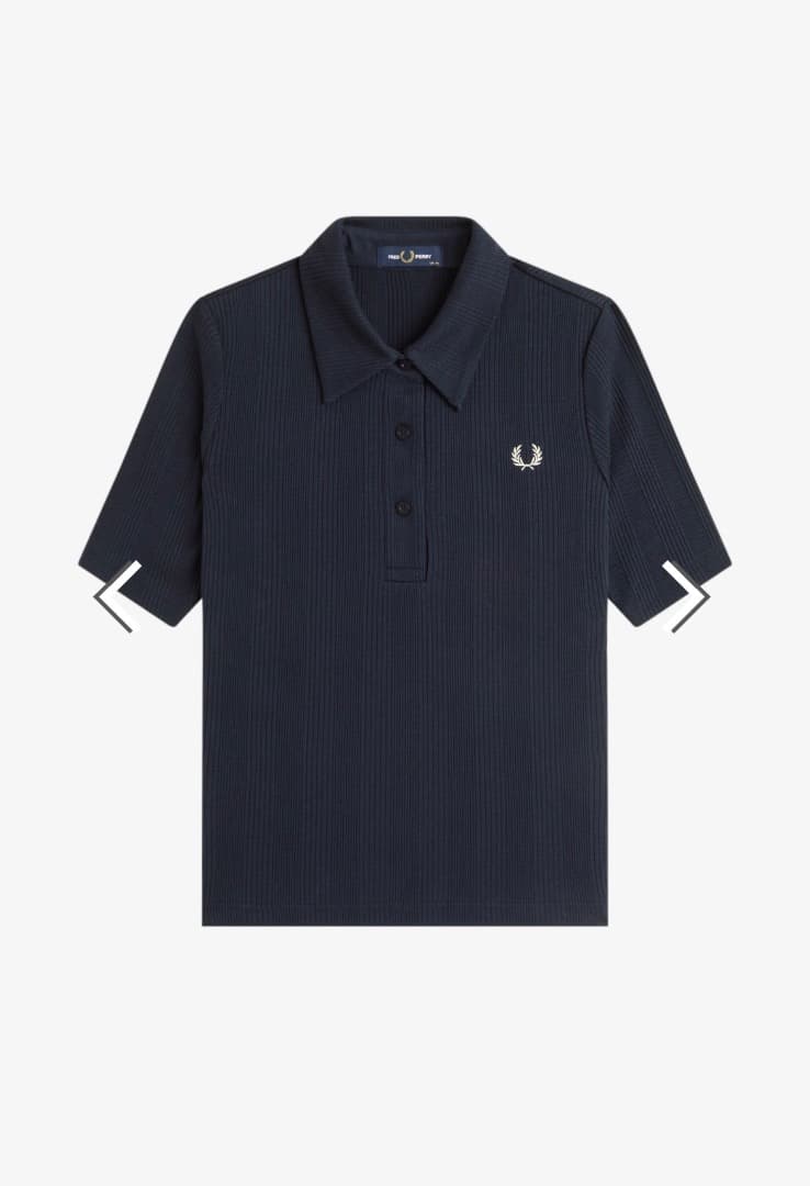 トップス FRED PERRY Ribbed Polo Shirt