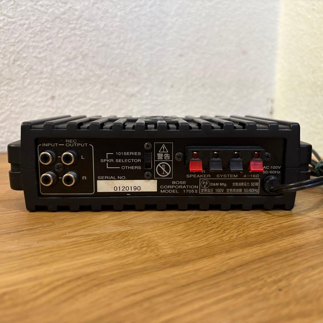 BOSE スピーカーシステム 101MM（ペア）＋パワーアンプ 1705II