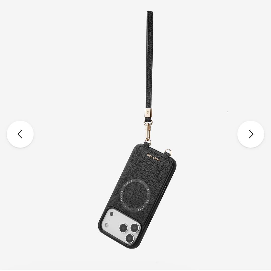 新品！CUSTYPE カスタイプ◆マグネットポーチ付iPhone17Proケース