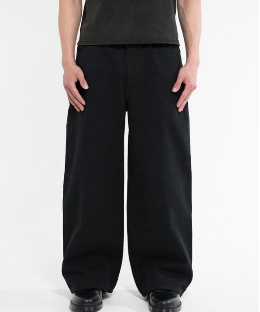 パンツ Asapmode Stacked Canvas Wide-Leg Pants M