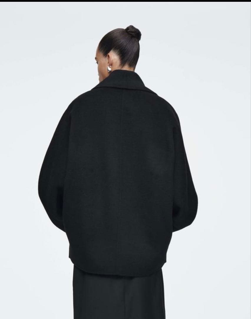 COS ダブルフェイスウールピーコート