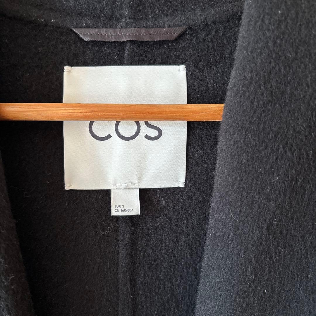 COS ダブルフェイスウールピーコート