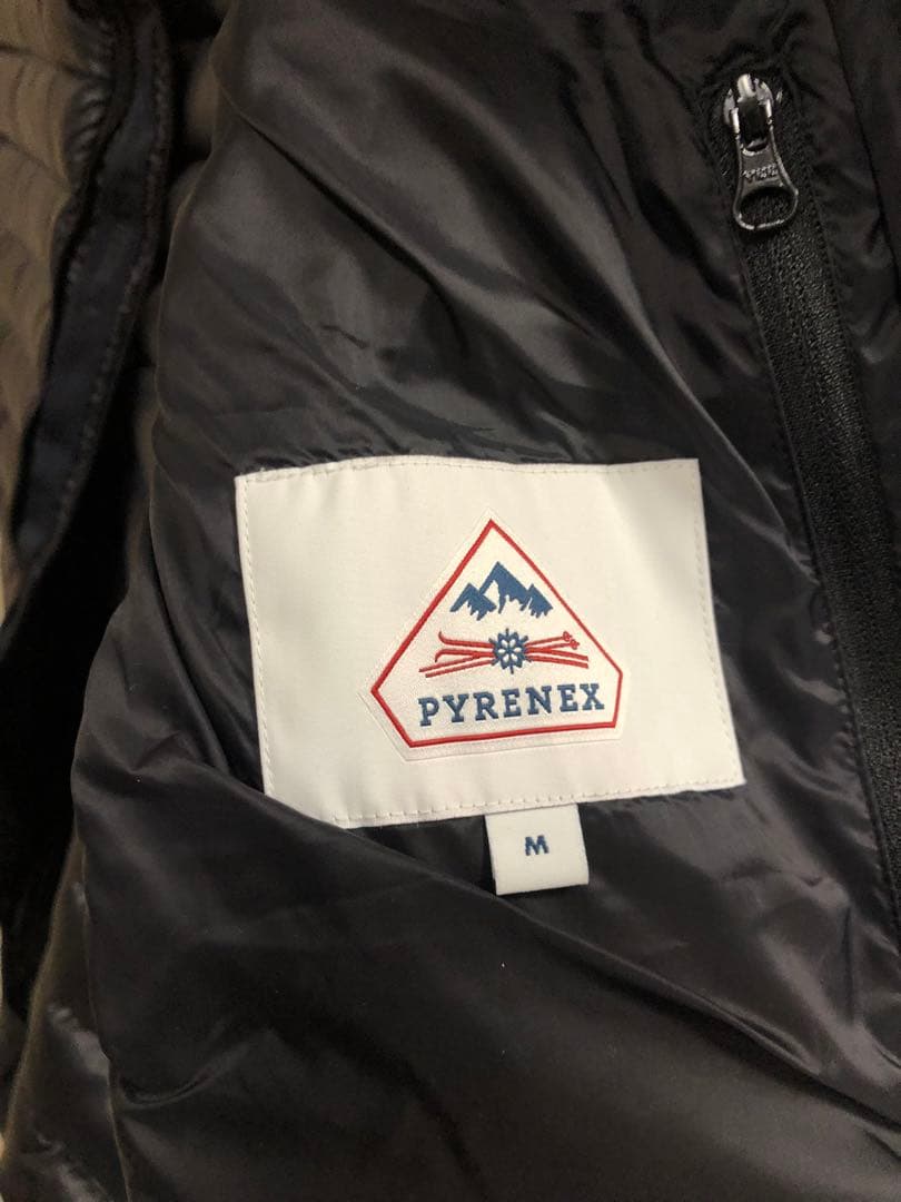 PYRENEX ピレネックス ダウンベスト 黒色 サイズM インナーベスト 美品