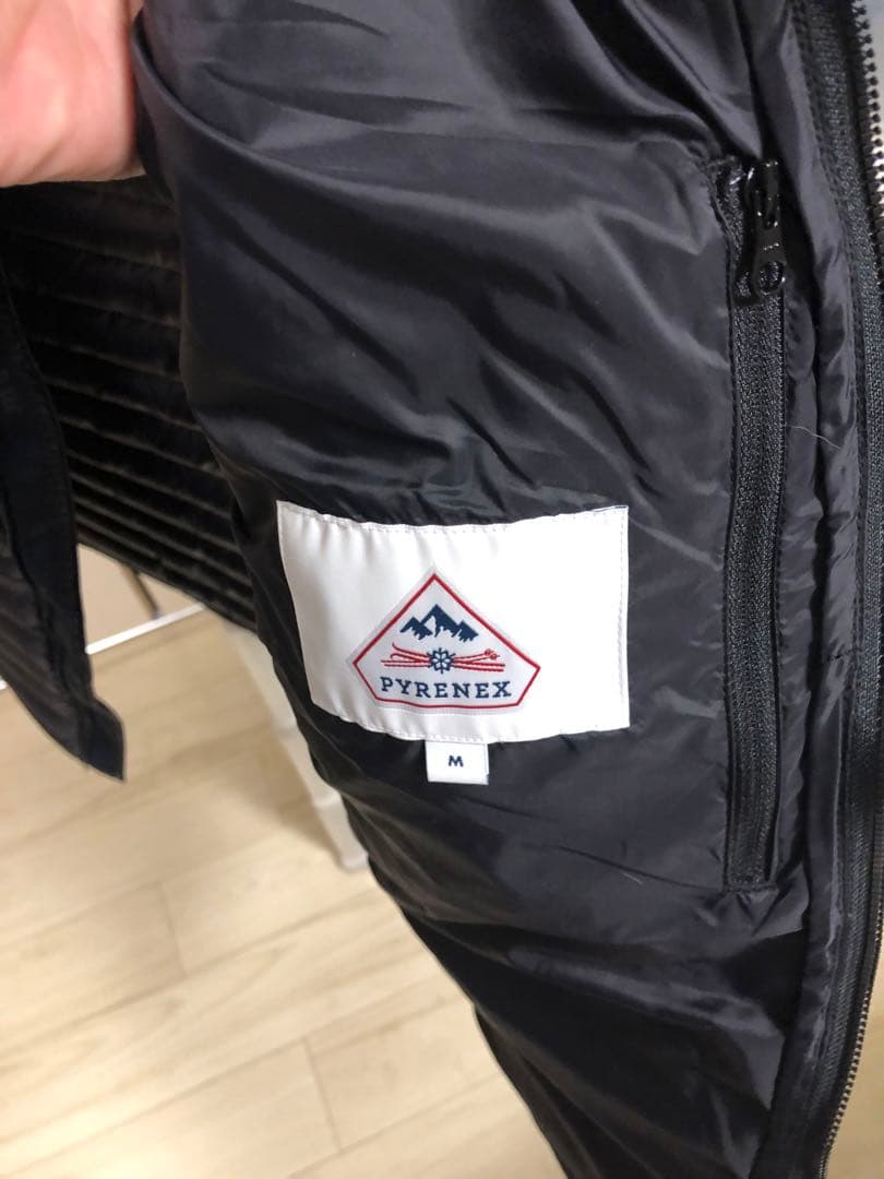 PYRENEX ピレネックス ダウンベスト 黒色 サイズM インナーベスト 美品