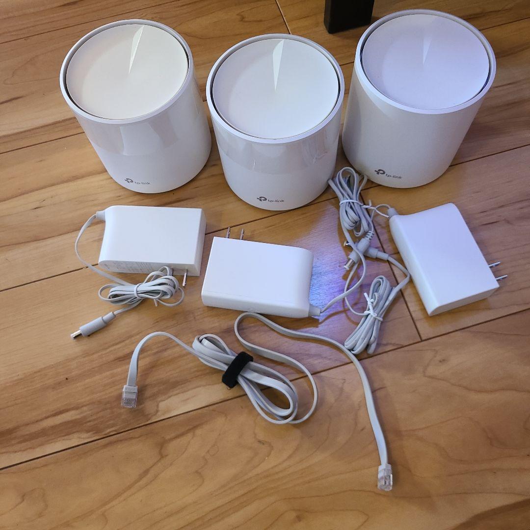 TP-Link メッシュWi-Fi Deco X20 AX1800 3個セット