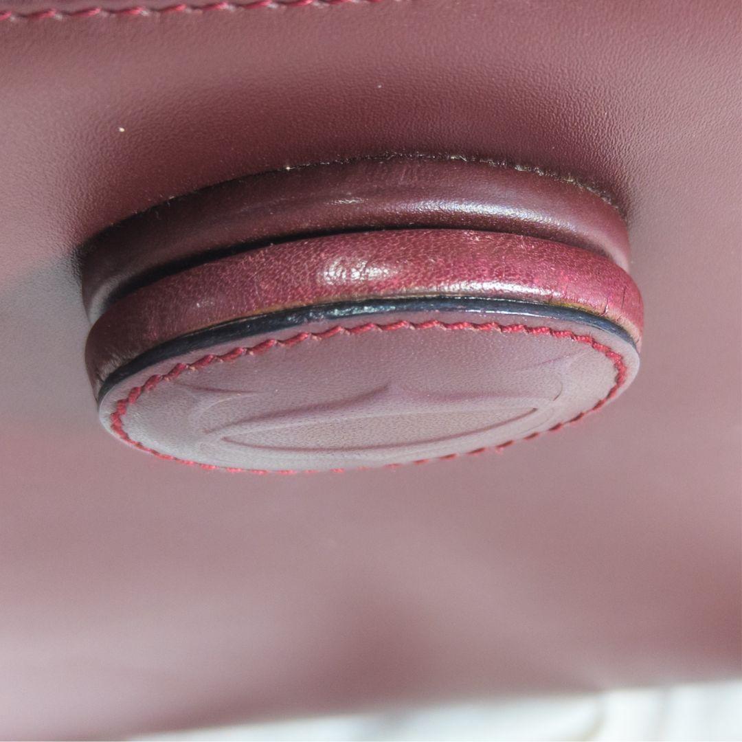 【極美品】 カルティエ ハンドバッグ マストライン ターンロック カード