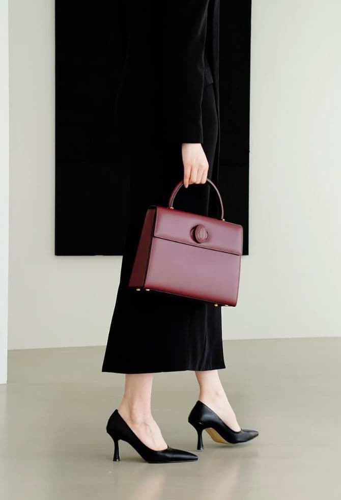 【極美品】 カルティエ ハンドバッグ マストライン ターンロック カード