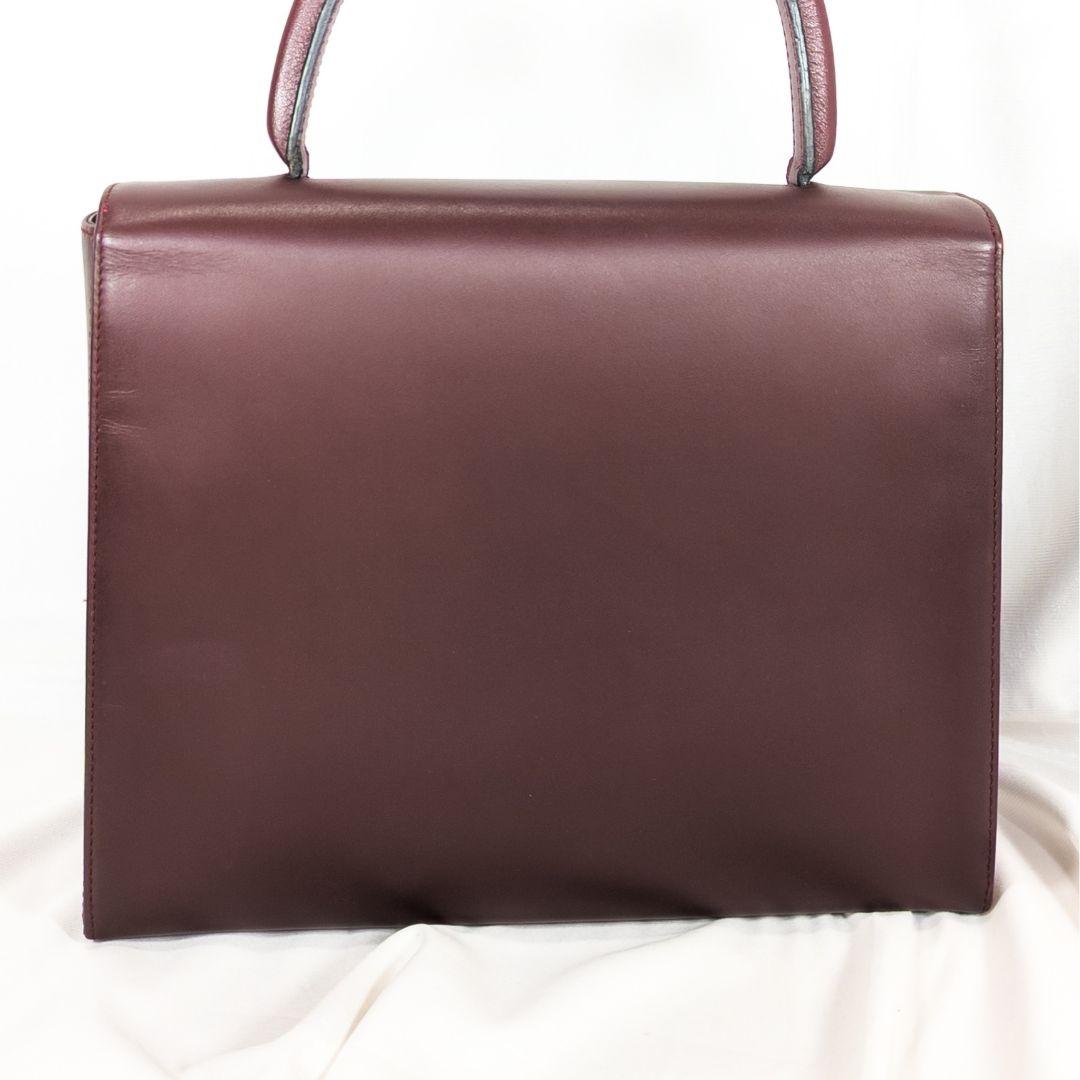 【極美品】 カルティエ ハンドバッグ マストライン ターンロック カード