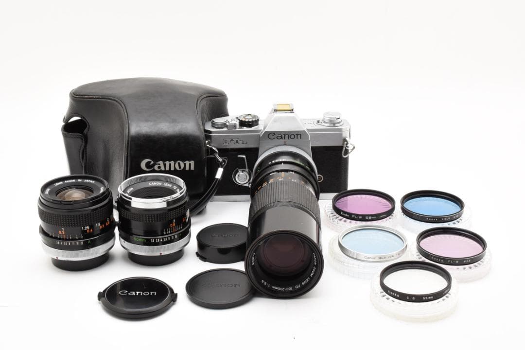 Canon FTb QL＋FD28/50/100-200mm 豪華セット