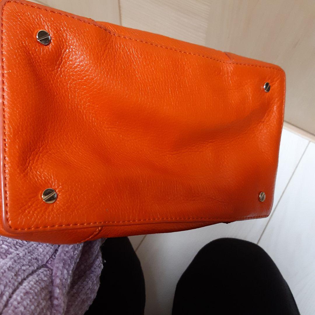 トリーバーチ　オレンジ2wayバッグ