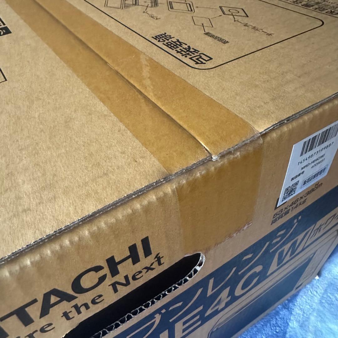 【新品・未開封】日立 オーブンレンジ MRO-HE4C W ホワイト