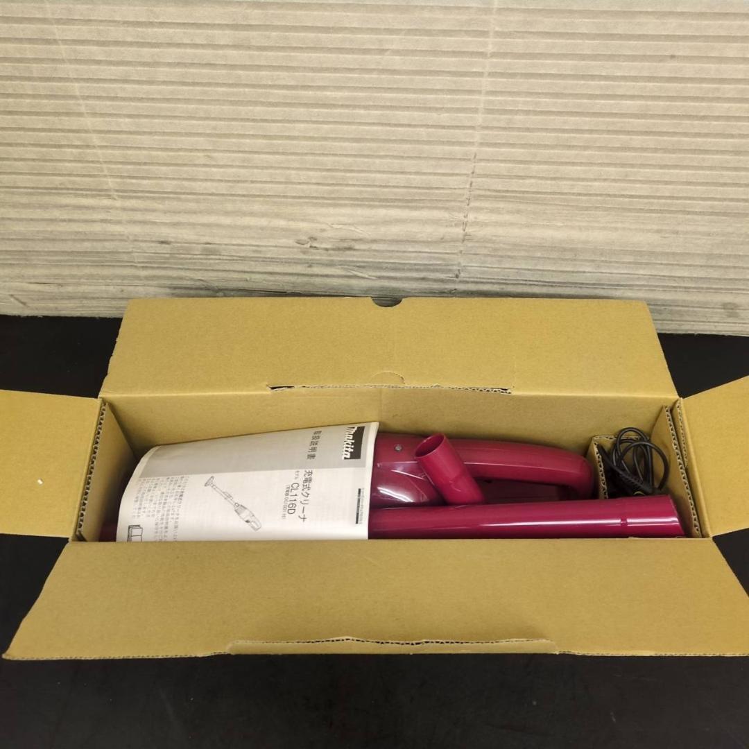 ☆マキタ　充電式クリーナー　CL116DWR　レッド　スティッククリーナー