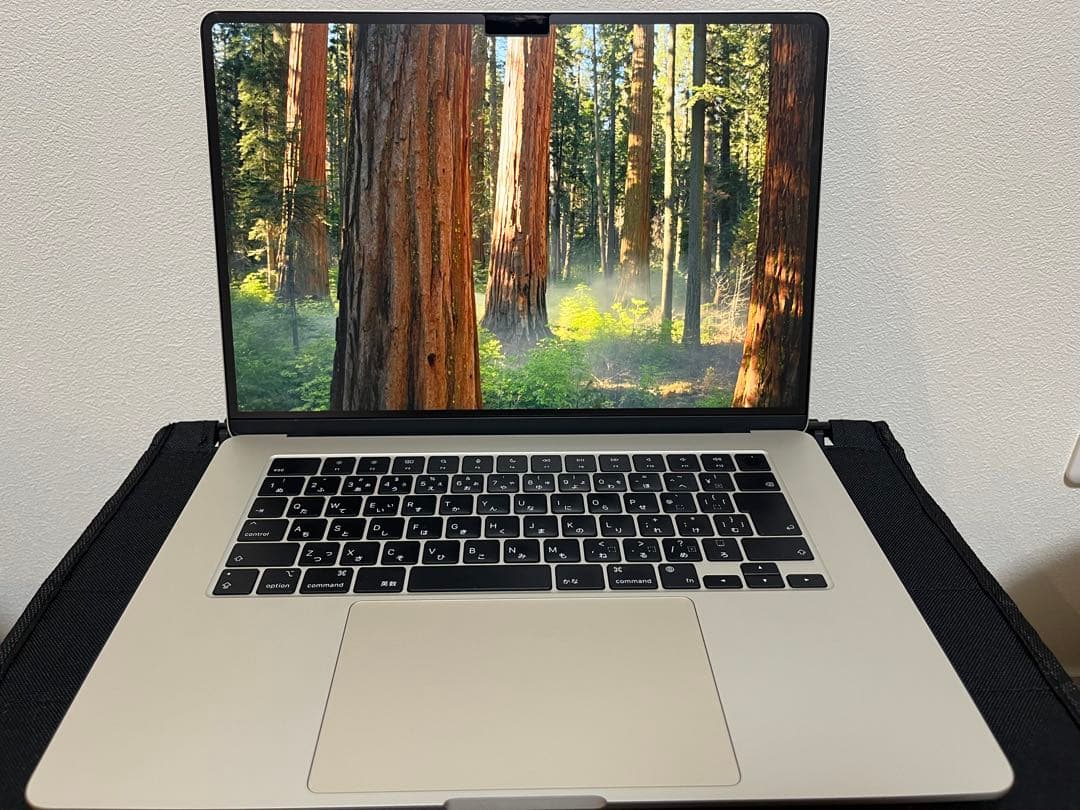 Apple MacBook Air M3 15インチMOFTスタンド付き