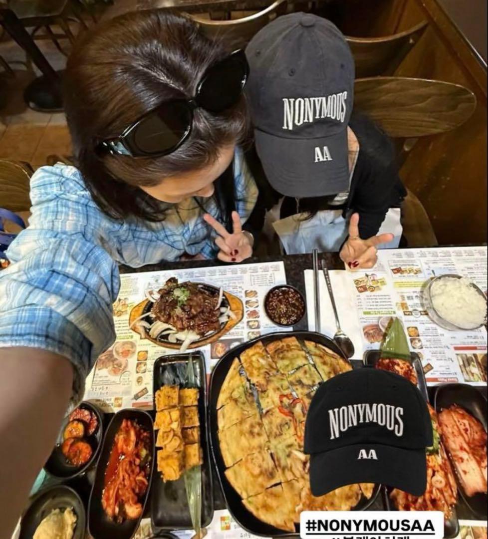 NONYMOUS AA ARCH CAP BLACK BLACKPINK ジス