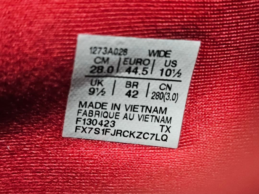 ASICS 安全靴 28㎝ BOAシステム ホワイト/レッド