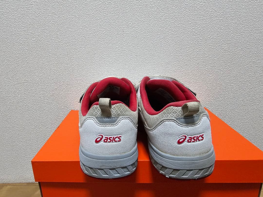 ASICS 安全靴 28㎝ BOAシステム ホワイト/レッド