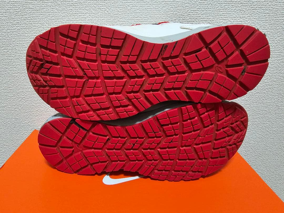 ASICS 安全靴 28㎝ BOAシステム ホワイト/レッド