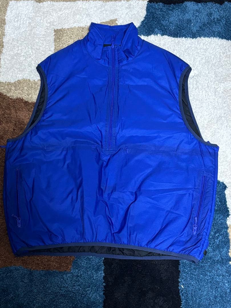 DAIWA PIER39 PULLOVER PUFF VEST ブルー L