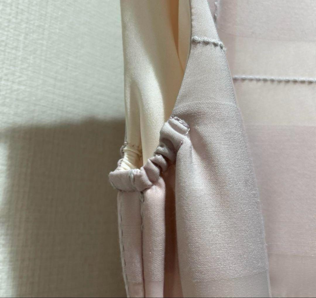 【入手困難】美品メゾピアノジュニア　ブロックチェックワンピースドレスピンク160