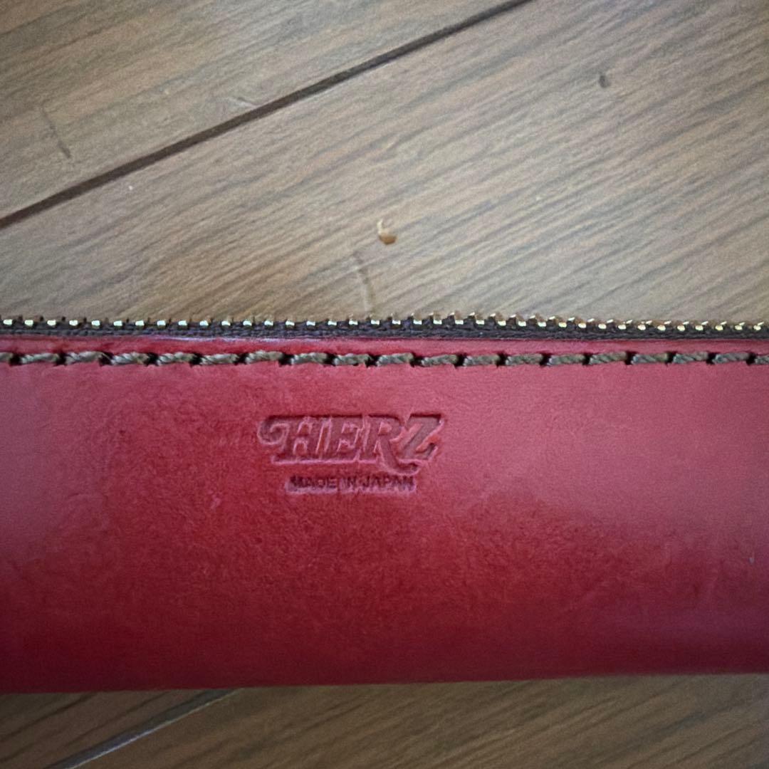 美*空様 【希少・美品】HERZ ヘルツ レザーショルダーバッグ＆ペンケース セ