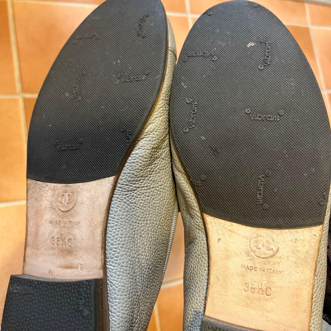 CHANELバレリーナ シャネル サイズ38.5 24 箱無し